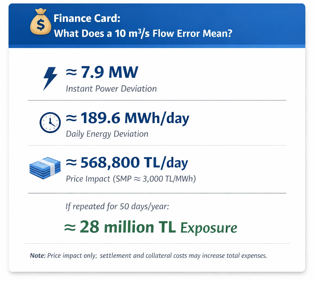 Financial Impact of Flow Forecast Error