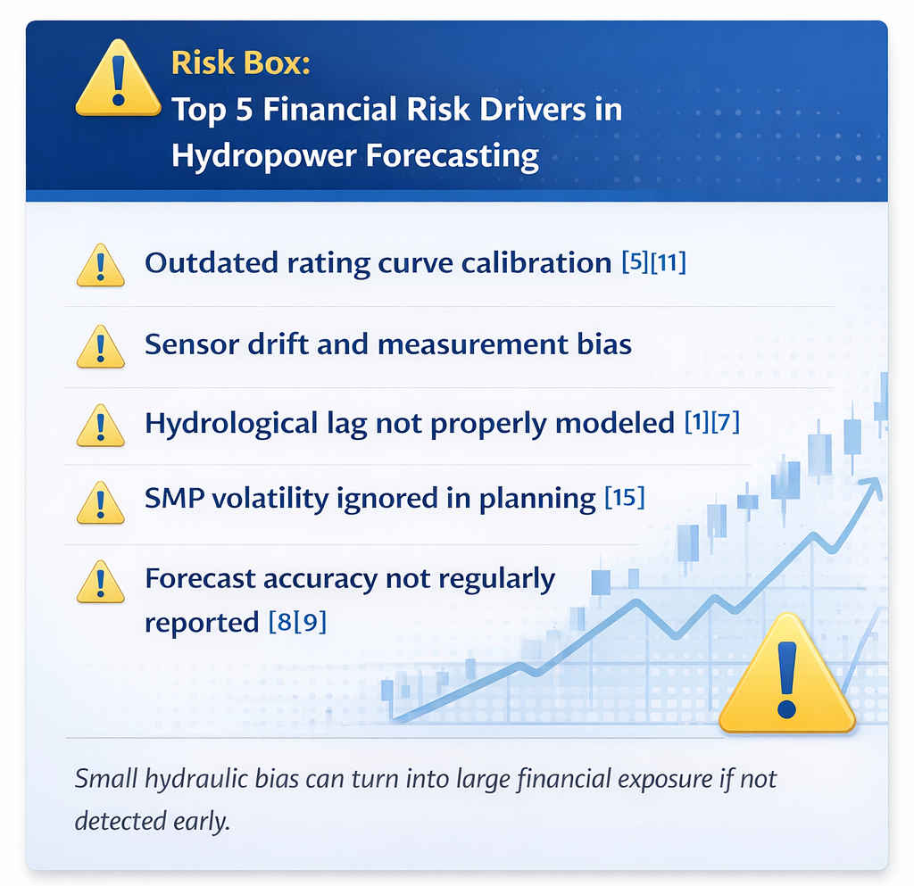 Forecast Risk Drivers in Hydropower