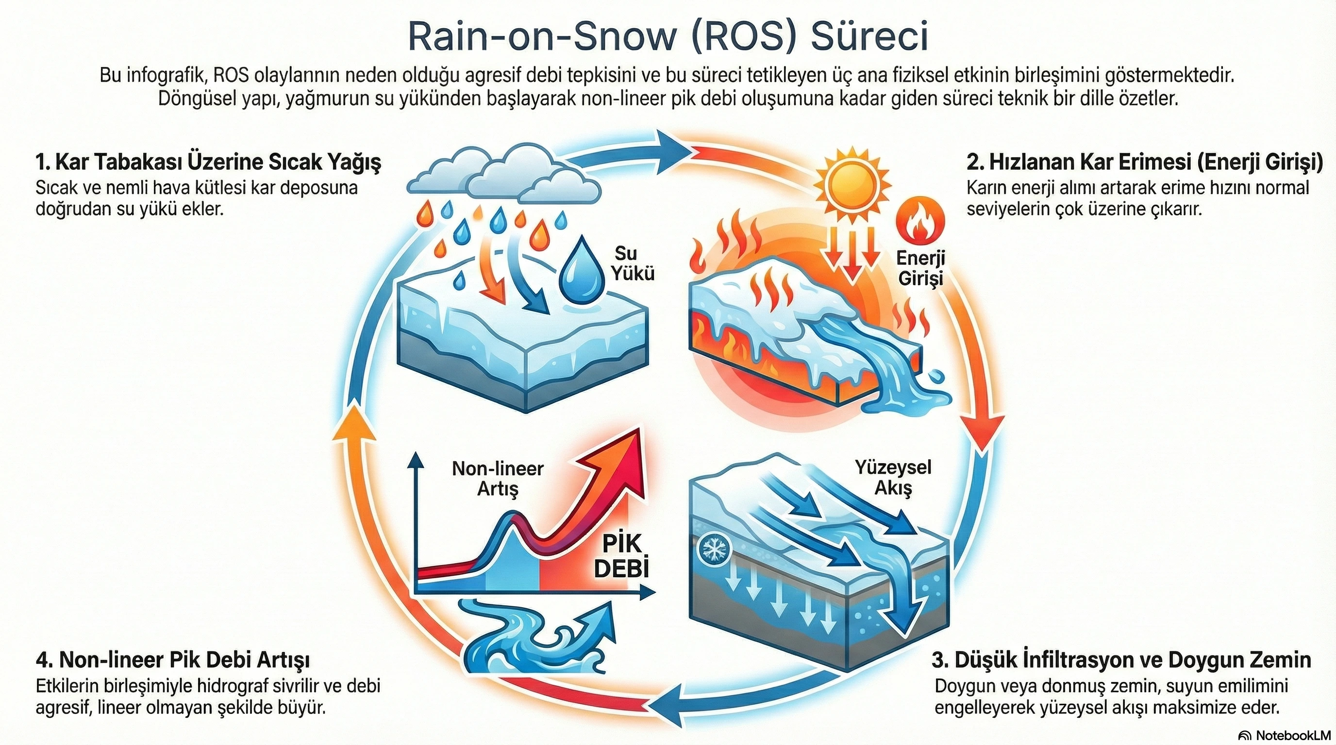 Rain-on-Snow (ROS) Amplification Cycle